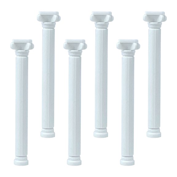 Roman Pillars Plastic Greek Column Miniature Roman Column Decors Priest Cloths Myth Diys Sand Table Scene Accessories