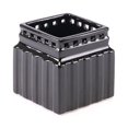 thumbnail image 1 of HomeRoots Decor 4.3-inch X 4.3-inch X 4.3-inch Small Black Roman Planter, 1 of 1