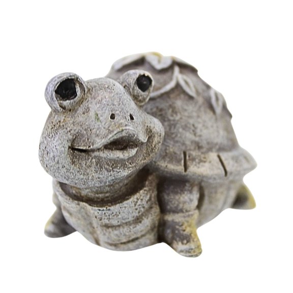 Roman Pudgy Pebble Pals Garden Figurine - One Mini Figurine 1.75 Inch, Polyresin - Animal Mini 11848 Turtle