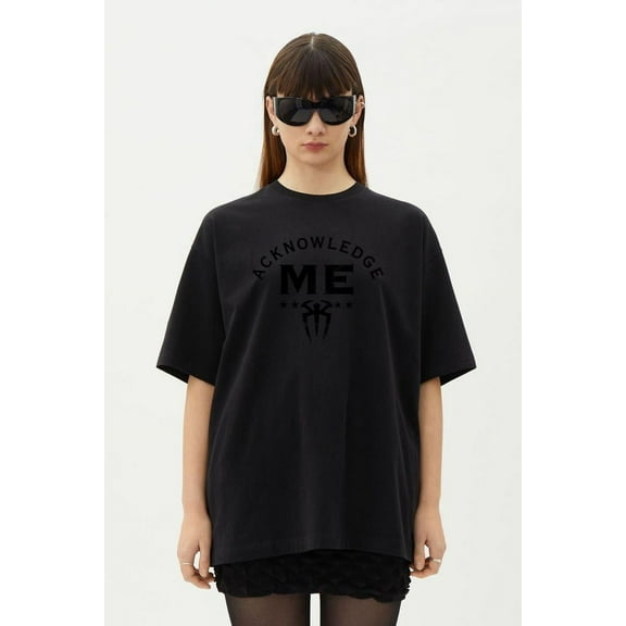 Roman Reigns Acknowledge Me Tribal Chief WWE White T-Shirt, for men & women, up to size 5XL