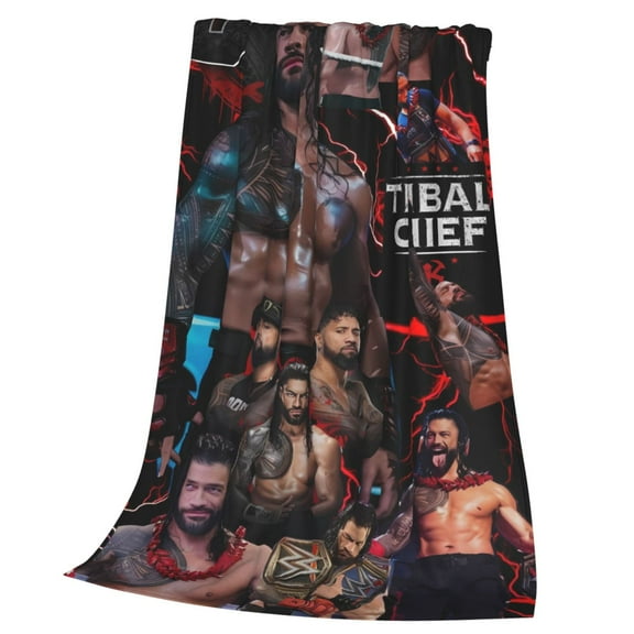 Roman Reigns Blanket, Ultra-Soft ightweight Flannel Throw Blanket for Bed, Sofa, Travel & Camping 50x40