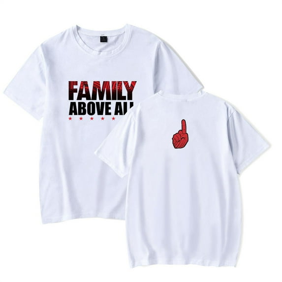 Roman Reigns Family Above All Printed T-shirt Hip-hop Short Sleeve Unisex Tee Shirt