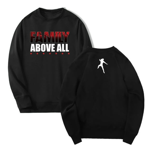 Roman Reigns Family Above All Sweatshirt Crewneck Long Sleeve Streetwear Women Men Hip Hop Clothes