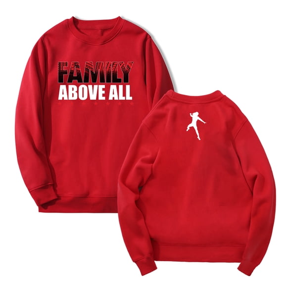 Roman Reigns Family Above All Sweatshirt Crewneck Long Sleeve Streetwear Women Men Hip Hop Clothes