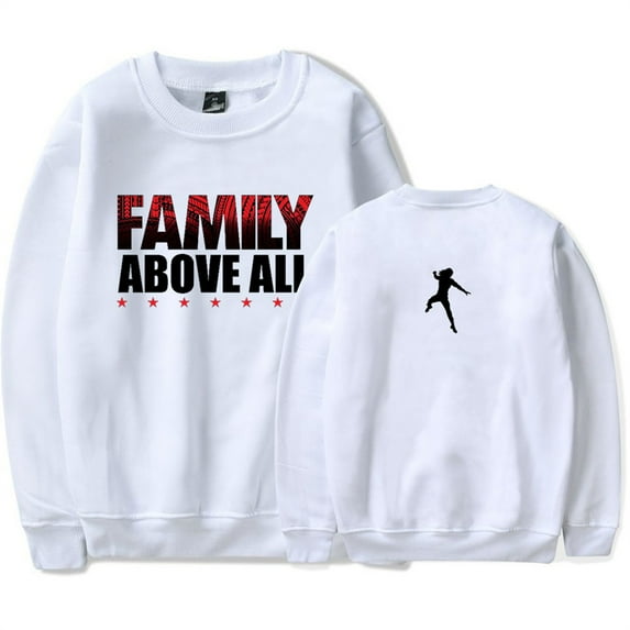 Roman Reigns Family Above All Sweatshirt Hip Hop Crewneck Hip Hop Clothes Vintage Pullover