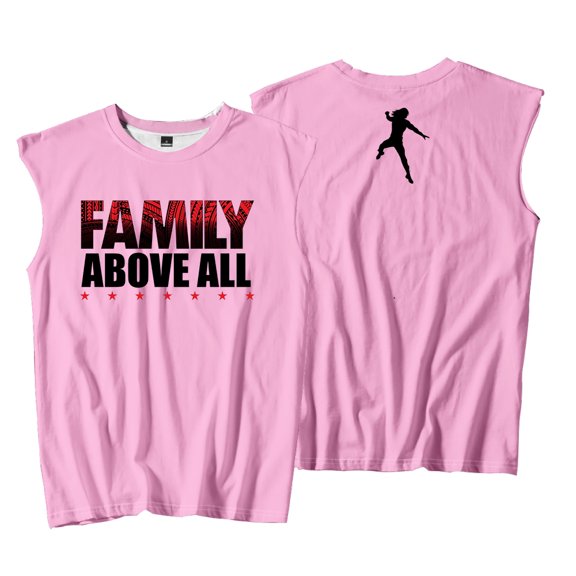 Roman Reigns Family Above All Tank Tops Sleeveless Sport Gym Vest Women Men Trendy Outdoor Sportwear