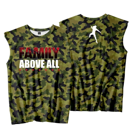 Roman Reigns Family Above All Tank Tops Sleeveless Sport Gym Vest Women Men Trendy Outdoor Sportwear