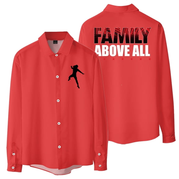 Roman Reigns Family Above All Women Blouse Men's Shirts Long Sleeve T-shirt Trendy Outfits