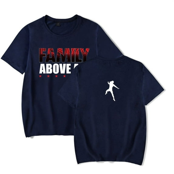 Roman Reigns Family Photo T-shirt Casual Short Sleeve Men's and Women's Fashion T-shirt