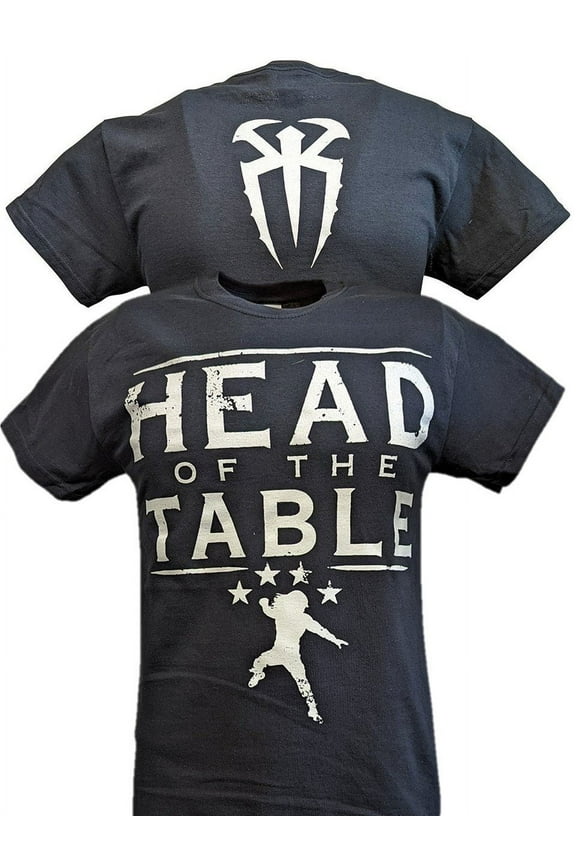 Roman Reigns Head of the Table Mens Black T-shirt M
