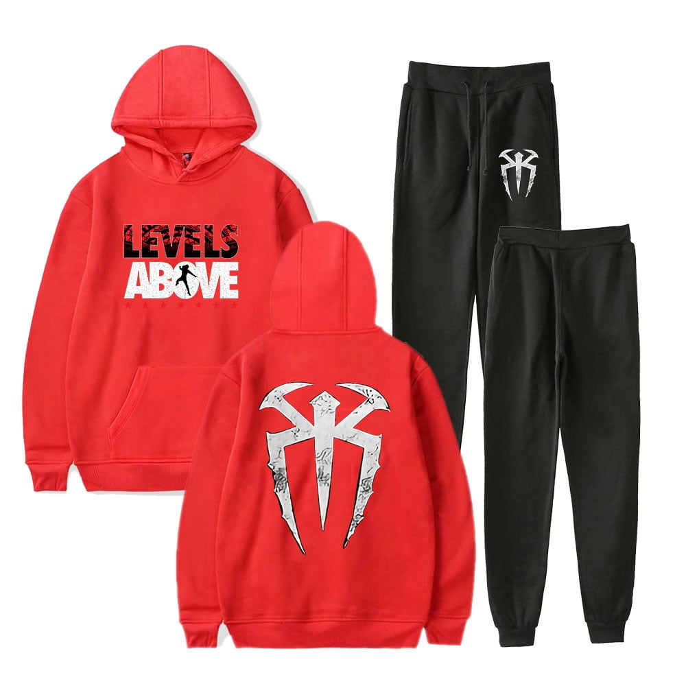 Roman Reigns Levels Above Hoodie Jogger Pants Two Piece Set