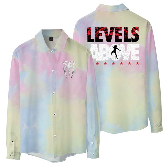 Roman Reigns Levels Above Women Blouse Men's Shirts Long Sleeve T-shirt Casual Style Trendy Outfits