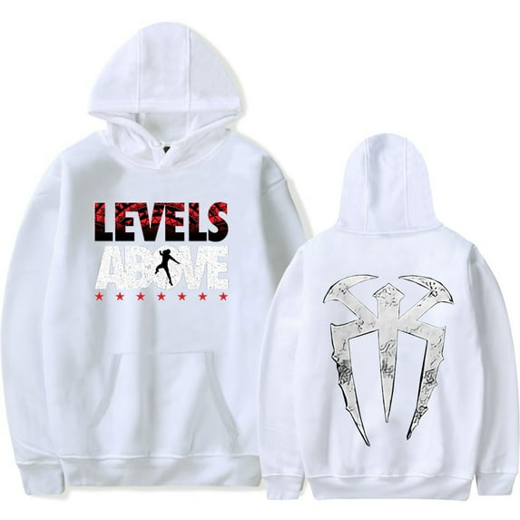 Roman Reigns Merch Levels Above Hoodie Sweatshirt New Logo Women/Men Cosplay Pullovers Hooded Longsleeve