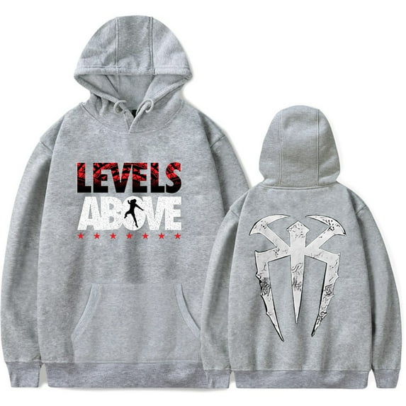 Roman Reigns Merch Levels Above Hoodie Sweatshirt New Logo Women/Men Cosplay Pullovers Hooded Longsleeve