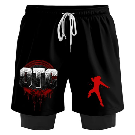Roman Reigns OTC Sweatshorts Women Men's 2 in 1 Running Shorts Basketball Pants Outdoor Sportwear