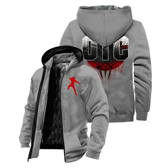 Roman Reigns OTC Zipper Hoodie Unisex Winter Coat Long Sleeve Streetwear Women Men Jacket Parkas