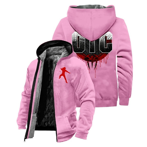 Roman Reigns OTC Zipper Hoodie Unisex Winter Coat Long Sleeve Streetwear Women Men Jacket Parkas