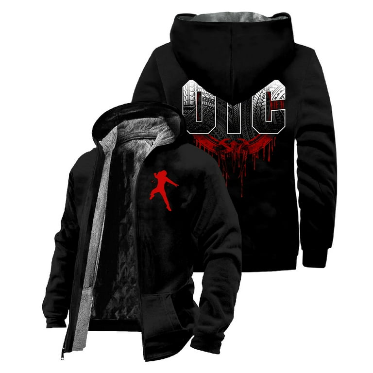 Roman Reigns OTC Zipper Hoodie Unisex Winter Coat Long Sleeve