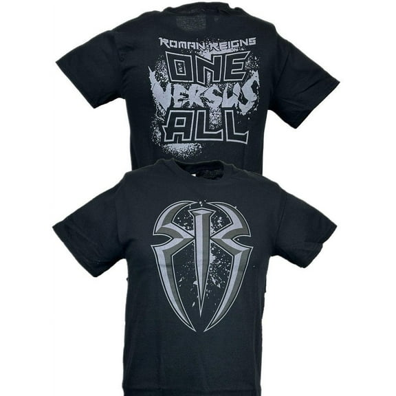 Roman Reigns One Versus All Mens Black T-shirt L