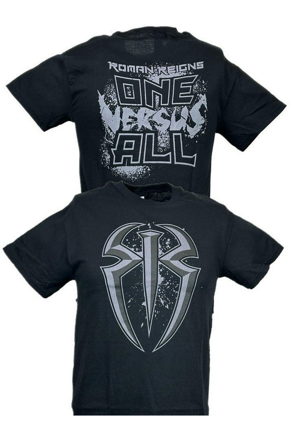 Roman Reigns One Versus All Mens Black T-shirt M