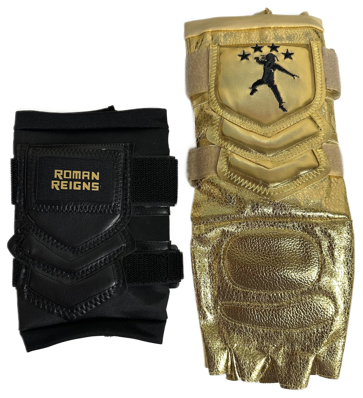 Roman Reigns Premium Gold Glove and Gauntlet Set