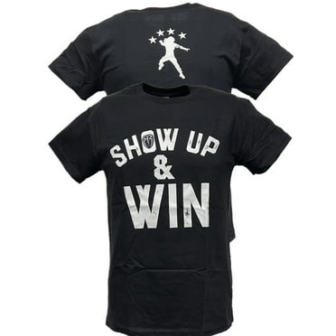 Roman Reigns Show Up and Win Mens Black T-shirt