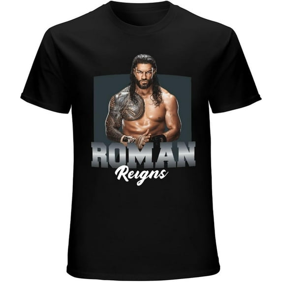Roman Reigns T Shirt Mans Woman Summer Crew Neck Top Casual Short Sleeve Fashion Graphic Tees Classic Shirts