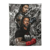 Roman Reigns Tapestry, Wall Hanging Tapestry, Wall Art Tapestries Poster, Home Decor For Bedroom Living Room Dorm, 30"×40"