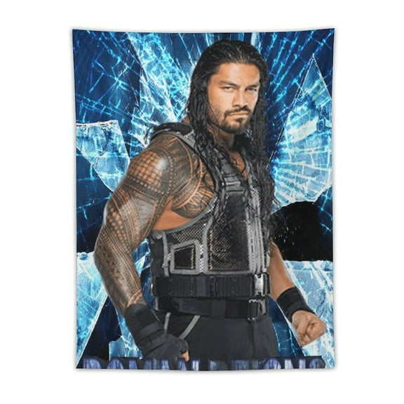 Roman Reigns Tapestry, Wall Hanging Tapestry, Wall Art Tapestries Poster, Home Decor For Bedroom Living Room Dorm, 30"×40"