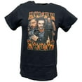 thumbnail image 1 of Roman Reigns Three Pose Fire Mens Black T-shirt, 1 of 2