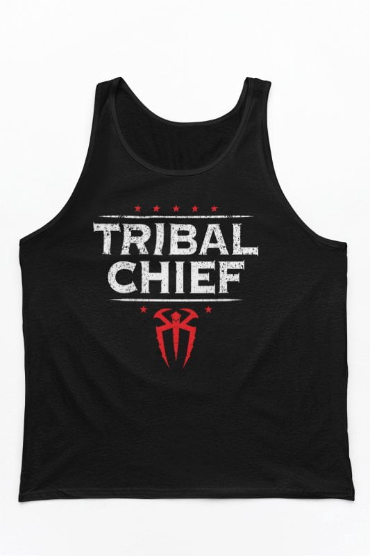 Roman Reigns Tribal Chief Black T-Shirt - WWE Wrestling Fan Apparel