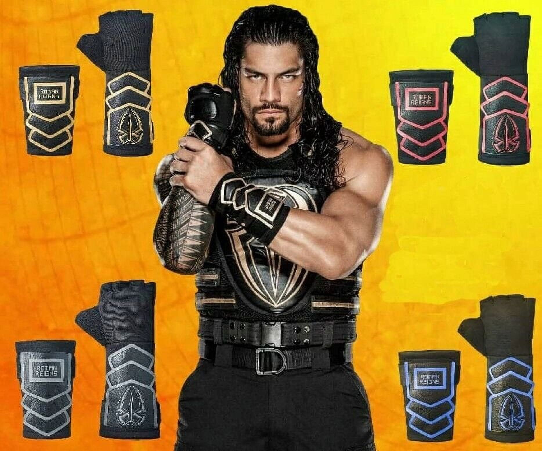 Roman Reigns WWE Superman Punch Glove Wristband Set[Red] - Walmart.com