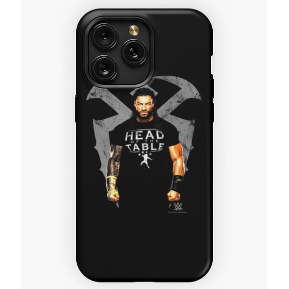 Roman Reigns Wrestling Logo Art WWE Universal Champion Symbol A984 Protective Case for iPhone 17 16 15 14 13 12 11 Pro Max