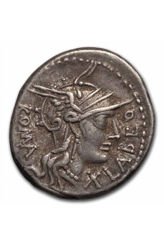 Roman Republic AR Denarius Q. Fabius (c. 124 BC) VF (Cr 273/1)