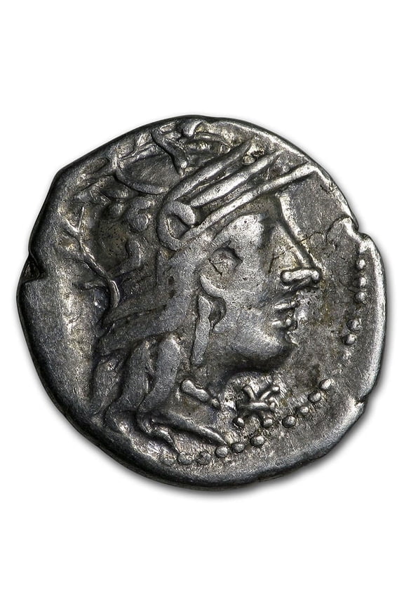 Roman Republic Silver AR Denarius (C.117-116 BC) Fine