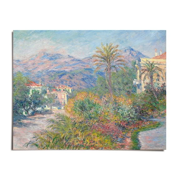 Roman Road at Bordighera - Claude Monet - 10x12 - Wall Art Print - UNFRAMED