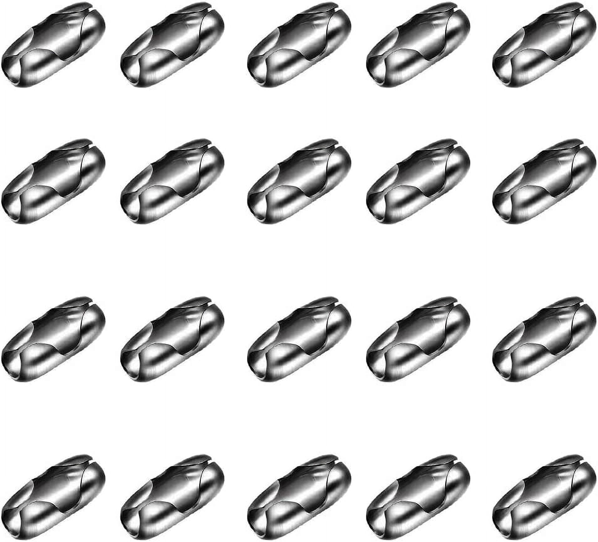 Roman Roller Blind Chain Connectors 20 Pack, 4.5mm Stainless Steel