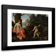 thumbnail image 1 of Roman School 14x12 Black Modern Framed Museum Art Print Titled - Putti Presenting Venus with the Boar that Killed Adonis (17th Century), 1 of 5