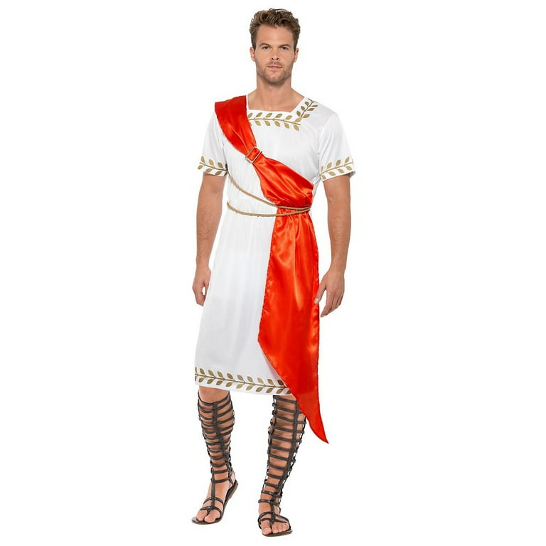 Roman Senator Costume Adult White Blue Roman Senator Costume Adult White Blue