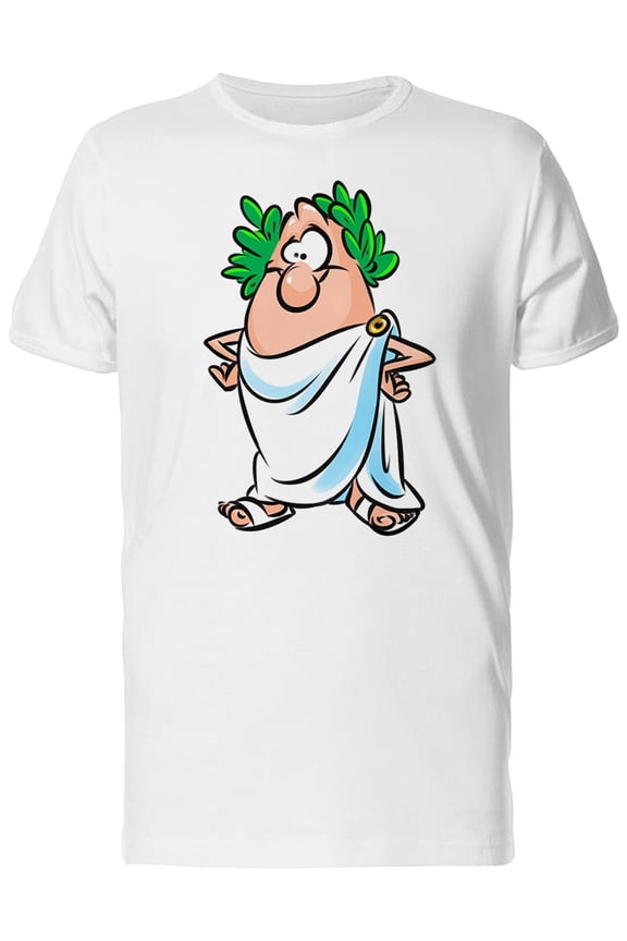 Roman Senator Man Cartoon Tee Men's -Image by Shutterstock