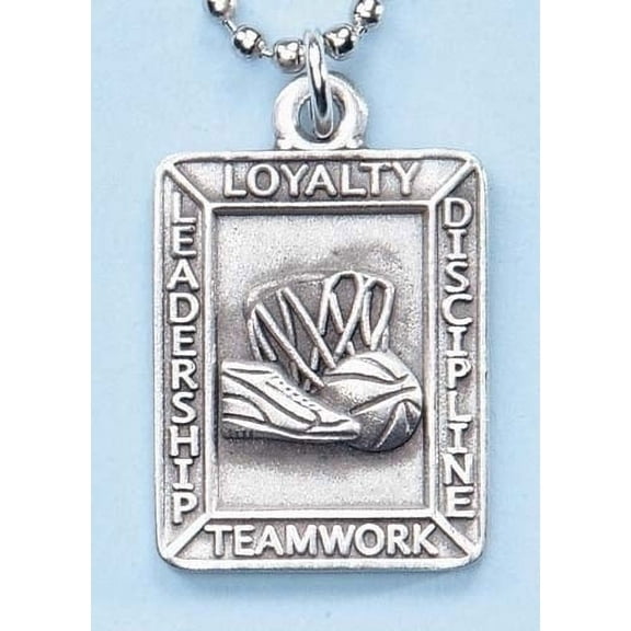Roman Set of 4 Team Inspiring Spirit Basketball Sports Pendants