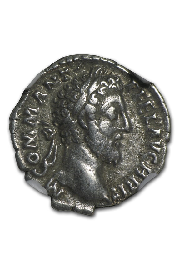 Roman Silver Denarius Emperor Commodus (177-192 AD) VF NGC