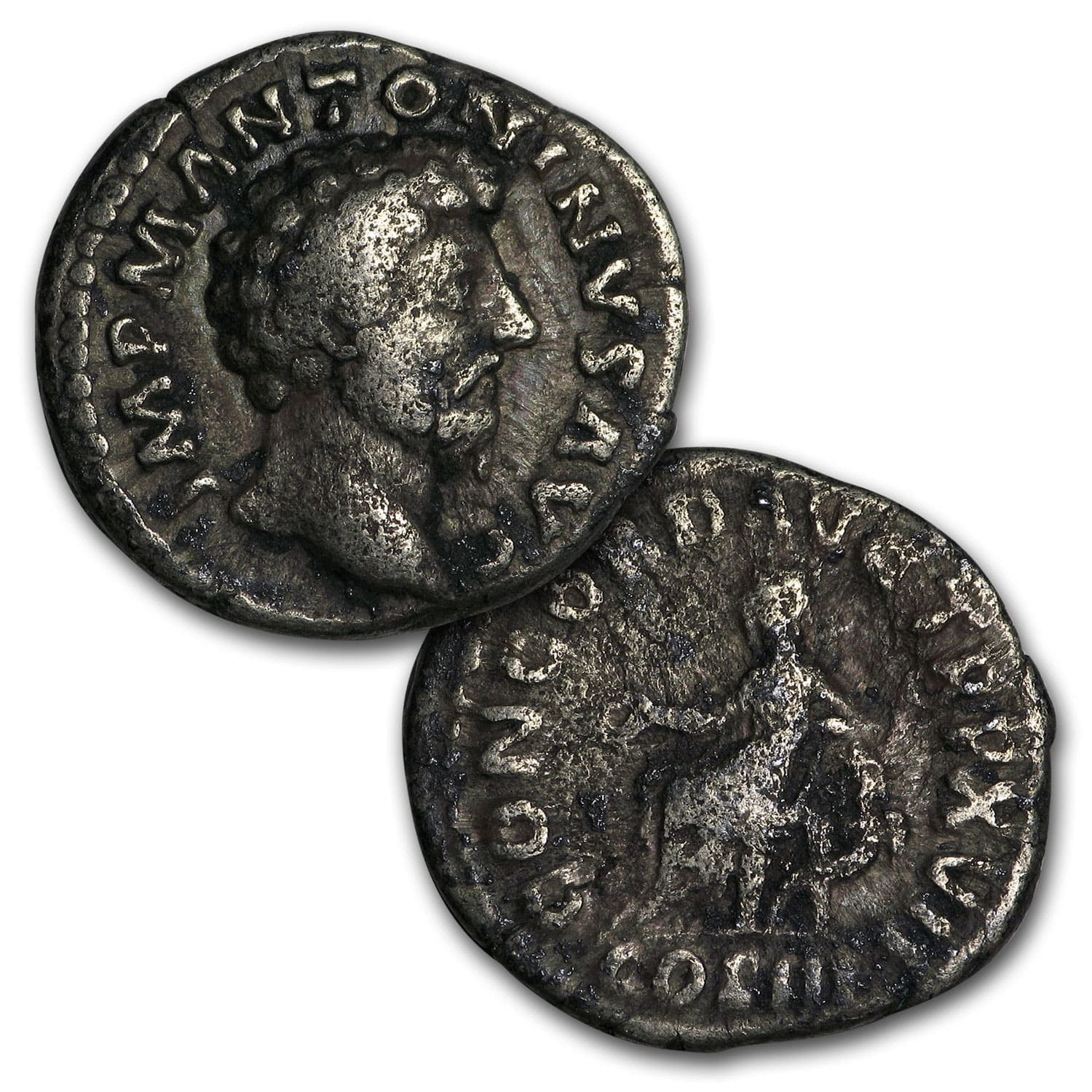 Roman Silver Denarius Coins, Random Emperors (69 AD -244 AD), Good-Fine ...