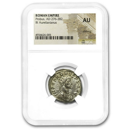 Roman Silvered Bi Aurelianianus Emp. Probus (276-282 AD) AU NGC