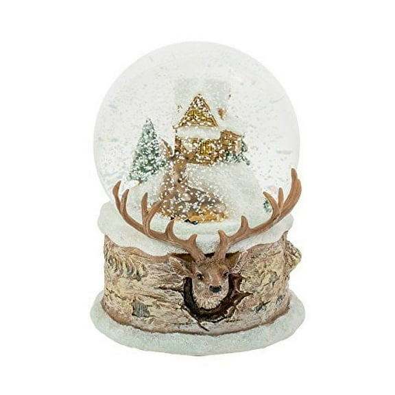 Roman Snow Globe Deer