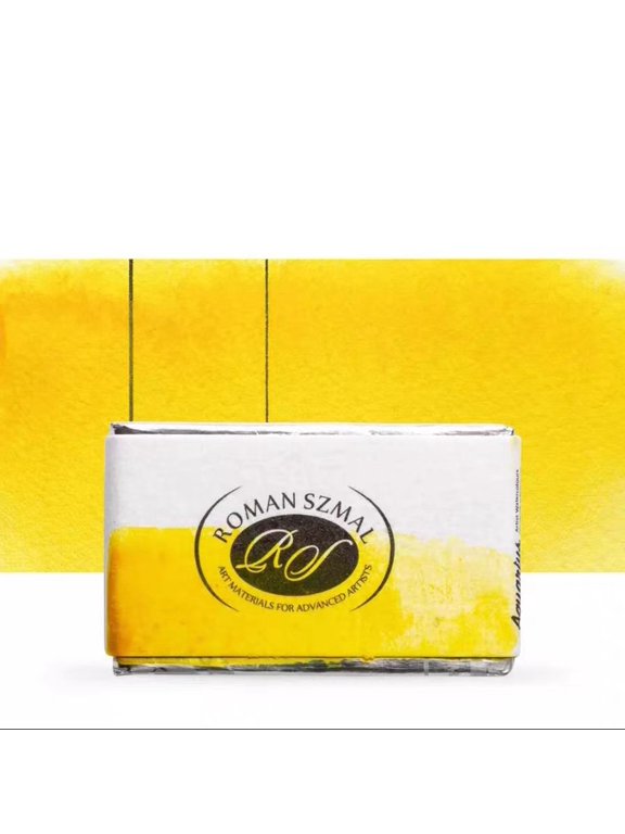 Roman Szmal - Aquarius Watercolours - Individual Full Pans -（Hansa Yellow Medium-206)