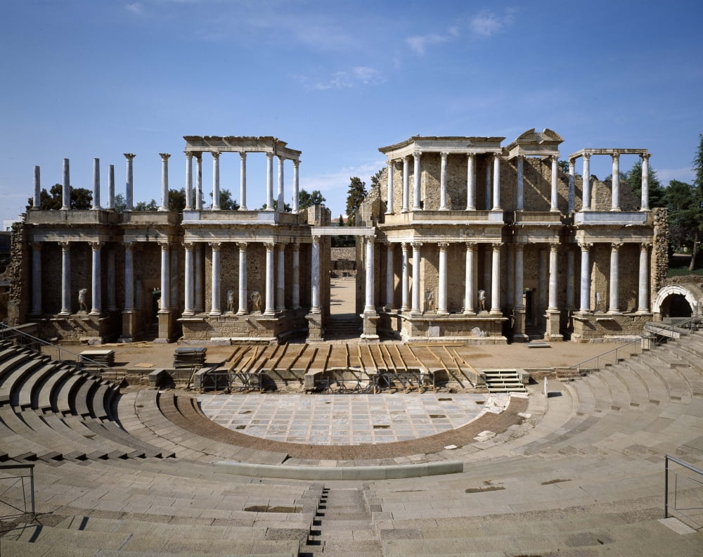 Roman Theatre Canvas Art - (36 x 24)