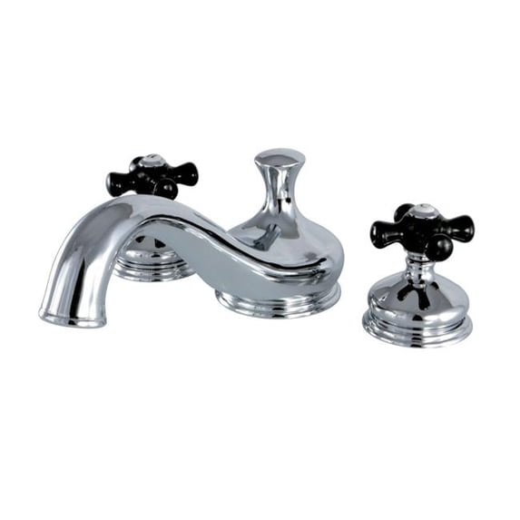 Roman Tub Filler with Cross Handle Cross Handle, Chrome