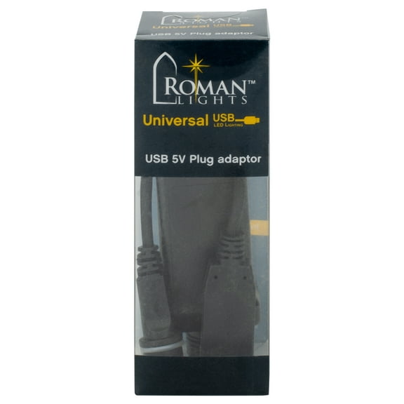 Roman USB UL PLUG ADAPTOR INDOOR/OUTDOOR IP44 5V