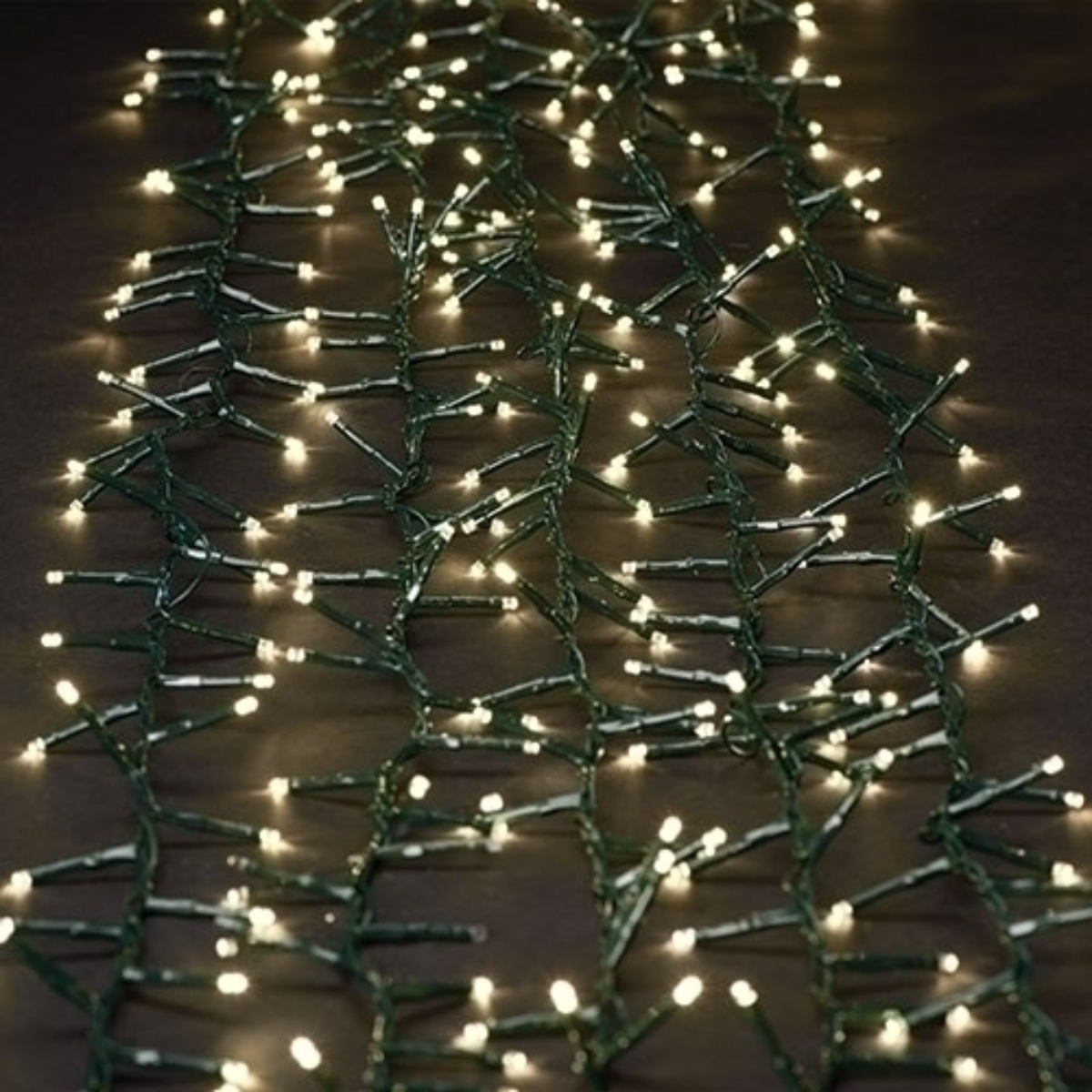 Roman Warm White LED Christmas Lights with Green Cord 9.25" - image 1 of 1